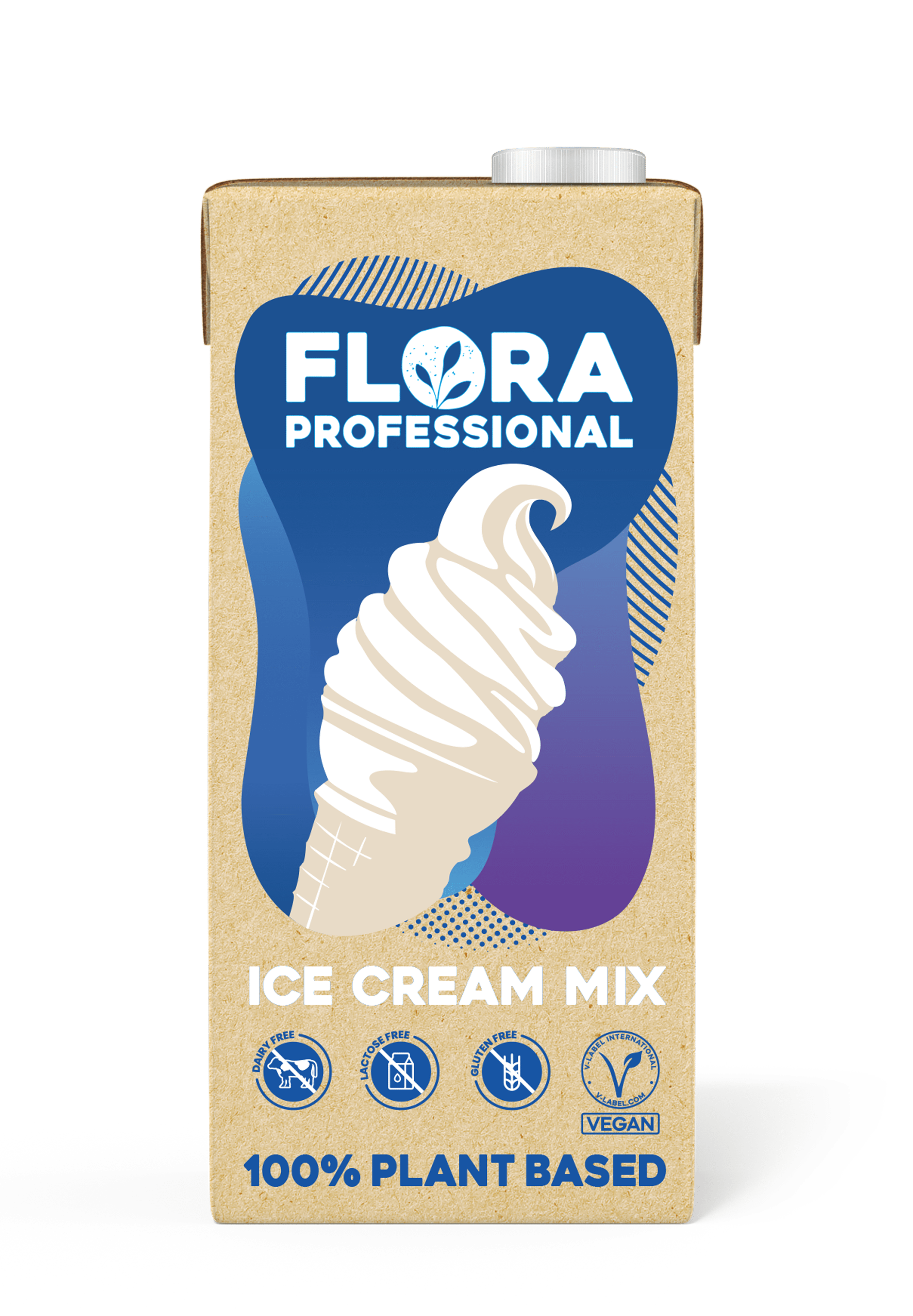 Product Page, Flora Professional ice cream mix végétal 1l